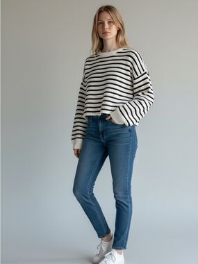 Baltic Born Crop Knit Sweater. Never been worn